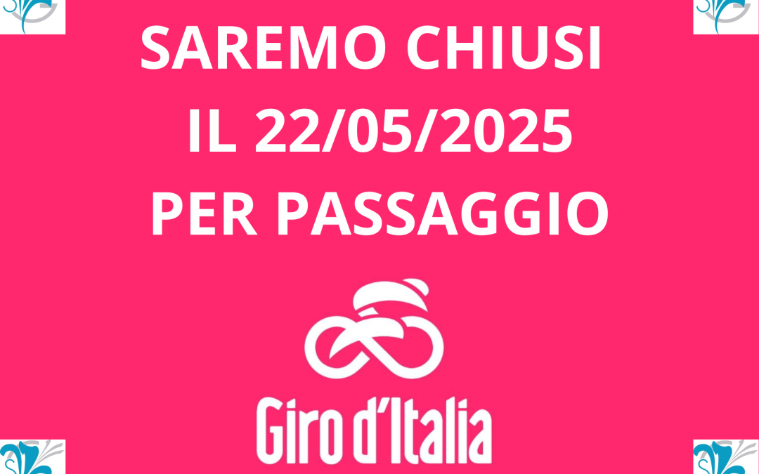 CHIUSI 22 MAGGIO 2025