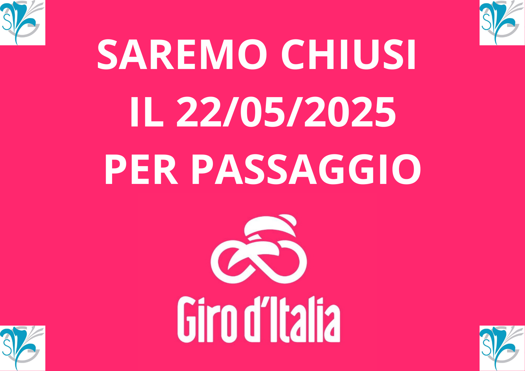 CHIUSI 22 MAGGIO 2025
