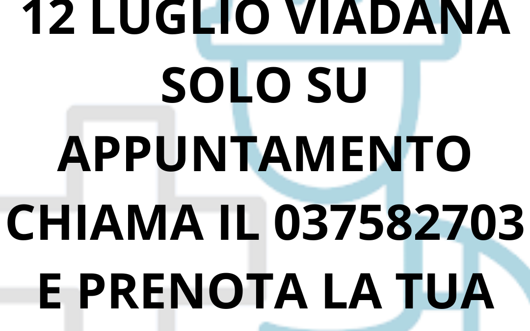 VISITE DEL LAVORO 12 LUGLIO VIADANA