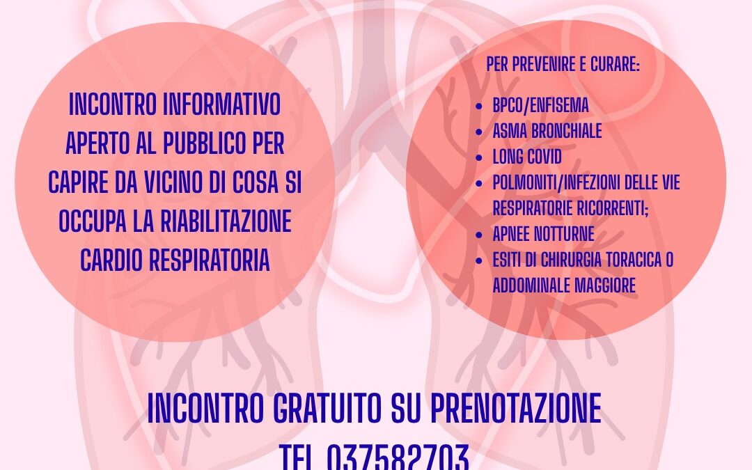 RESPIRARE MEGLIO, VIVERE MEGLIO 16 APRILE 2026
